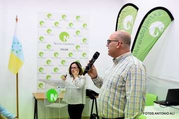 NC hace bandera de la reapertura de las escuelas infantiles de Telde desde su nueva sede política (Reportaje gráfico Antonio Alí)